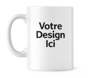 Mug personnalisé blanc
