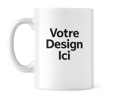 Mug personnalisé blanc