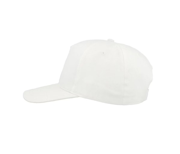 Casquette blanche Atlantis Start Five AT001 – vue de côté gauche