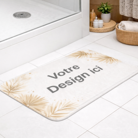 Tapis de bain personnalisé