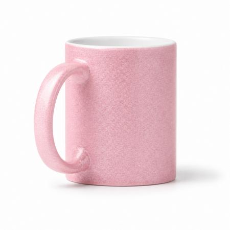 Mug personnalisé Pailleté Rose