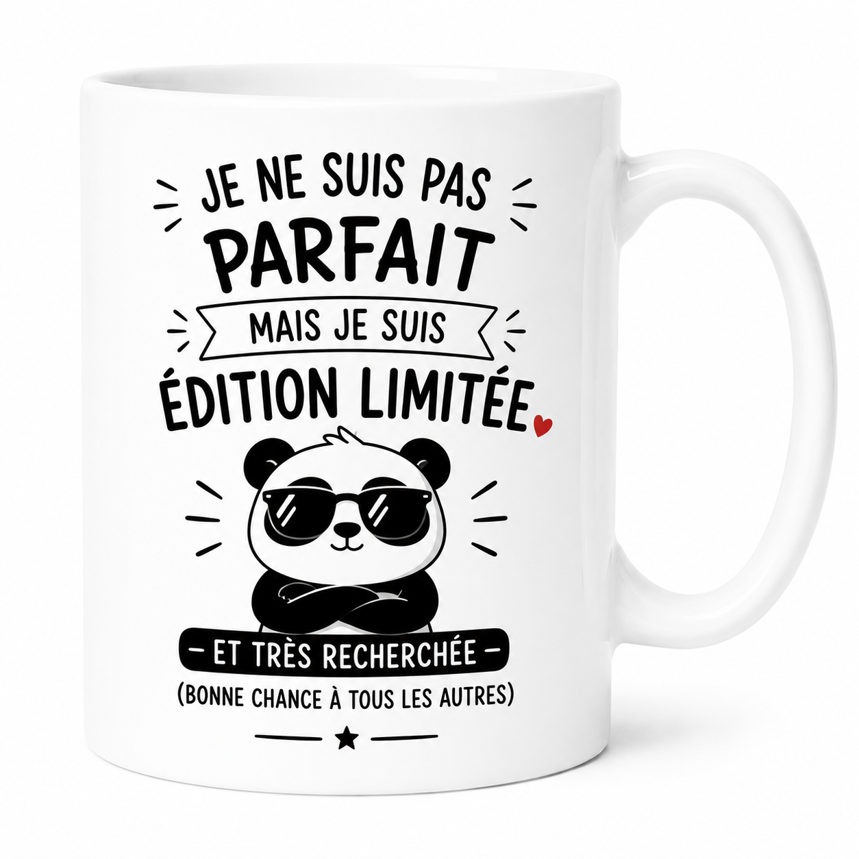 Mug humour “Je ne suis pas parfait"
