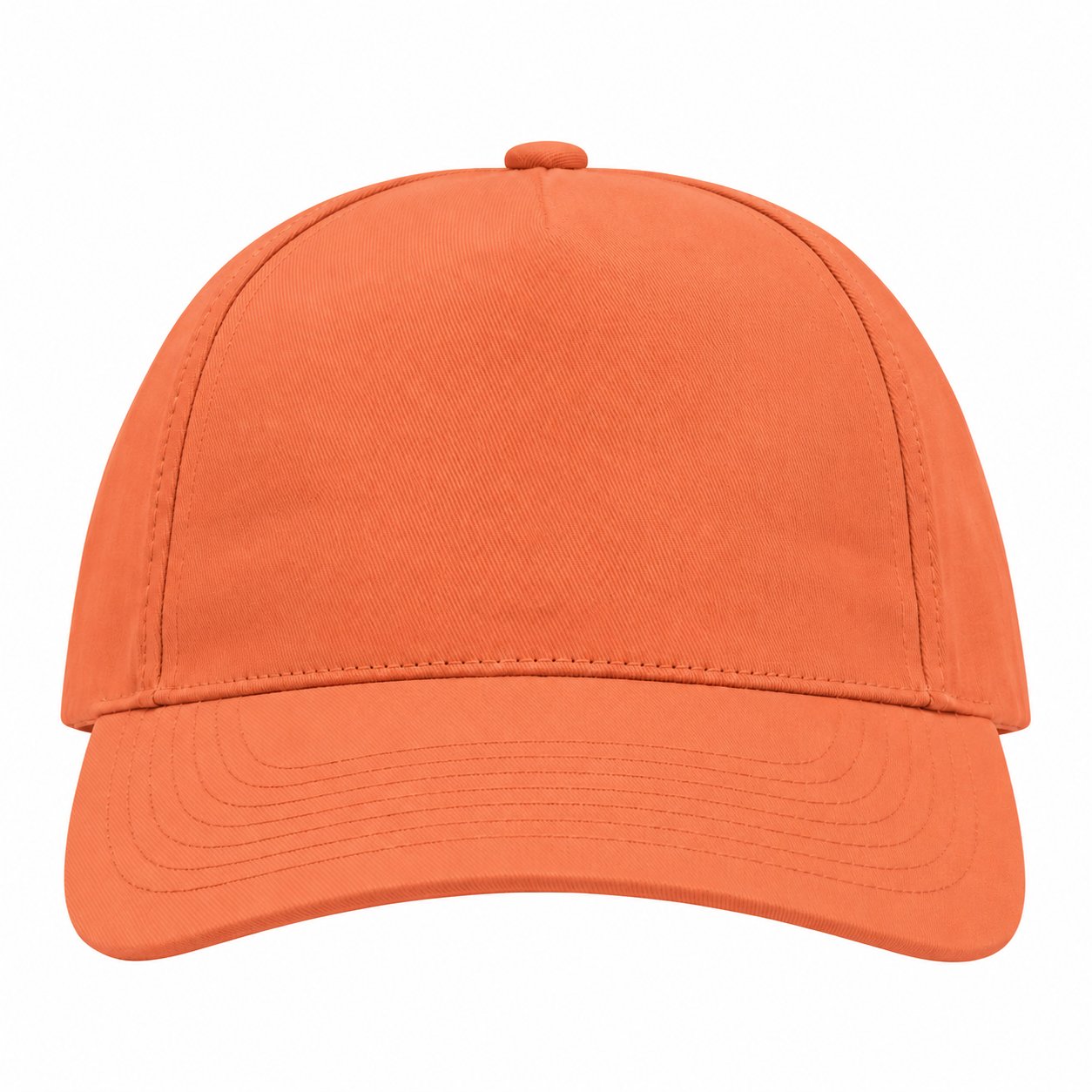 Casquette Atlantis Start Five orange personnalisable avec logo, texte ou photo
