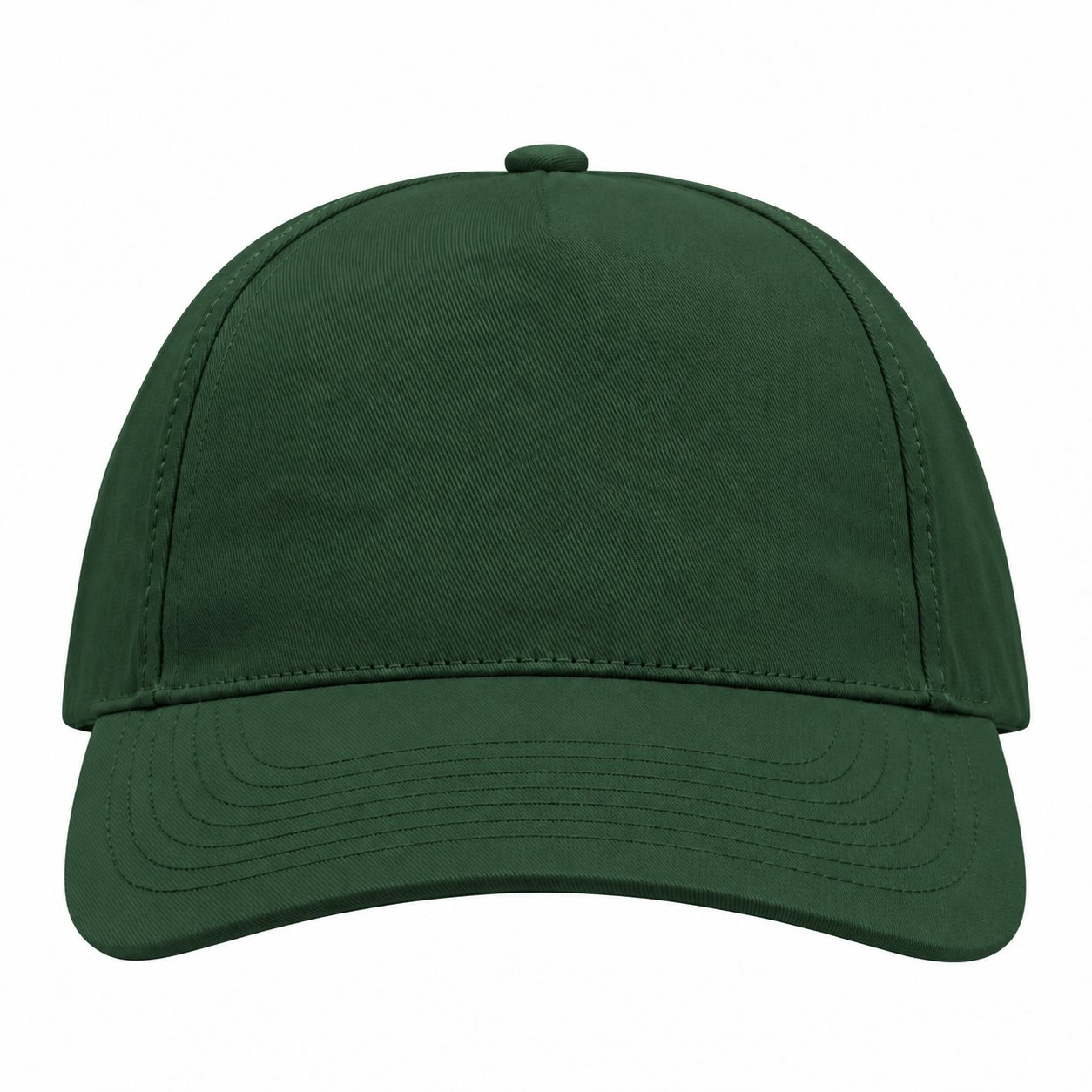 Casquette Atlantis Start Five vert foncé personnalisable avec logo, texte ou photo
