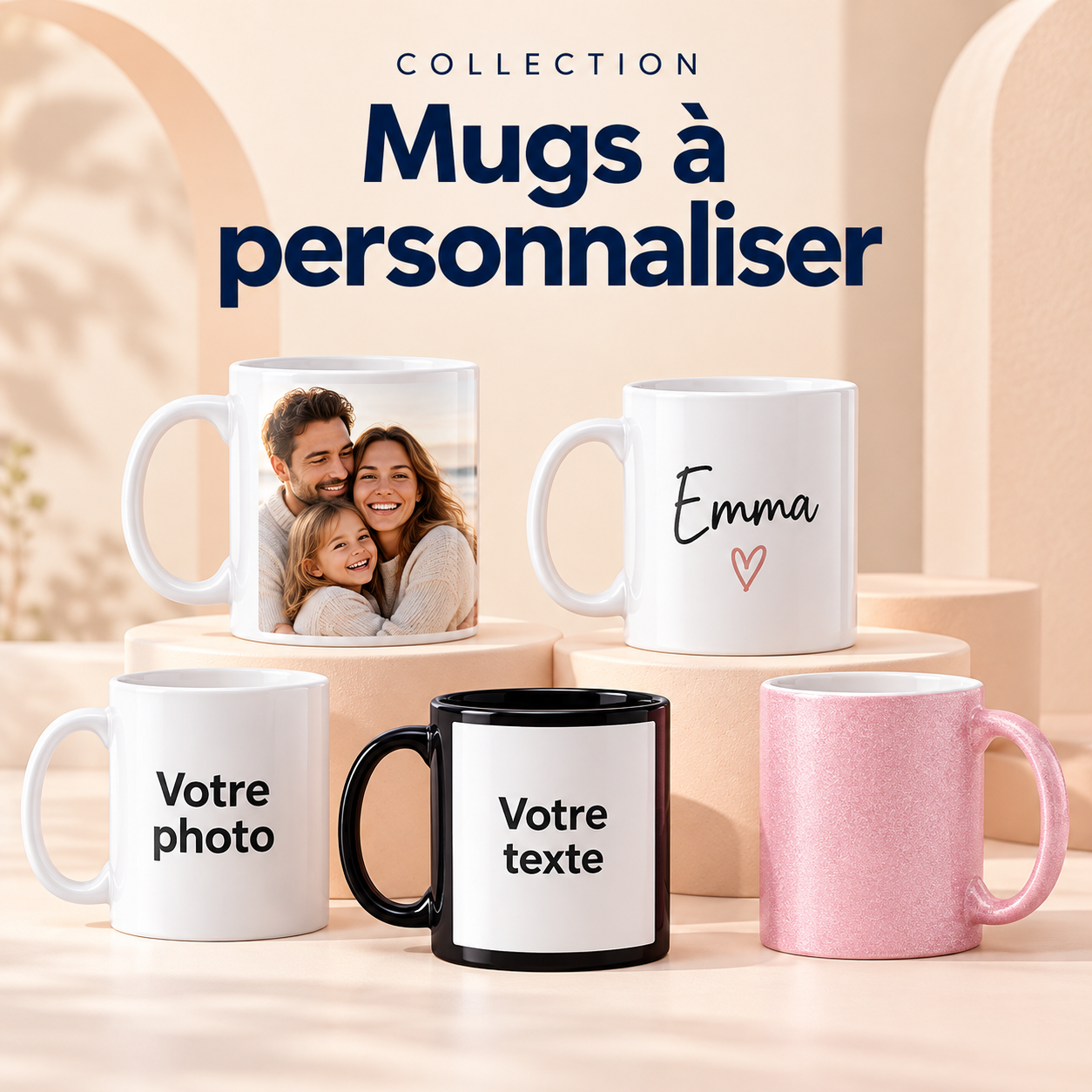 Mugs à Personnaliser