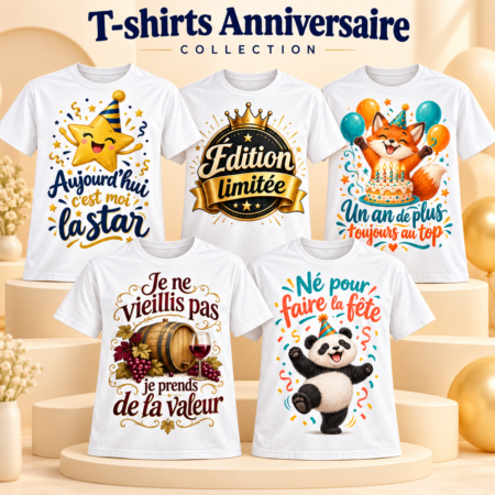 T-shirts Anniversaire
