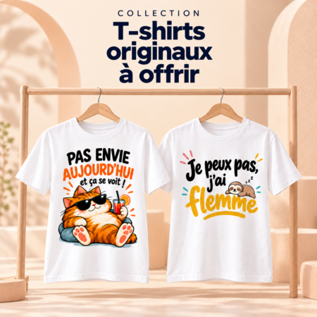 T-shirts originaux à offrir