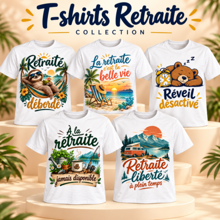 T-shirts Retraite