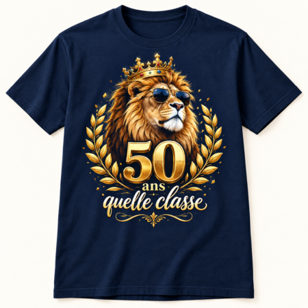 T-shirt 50 ans quelle classe