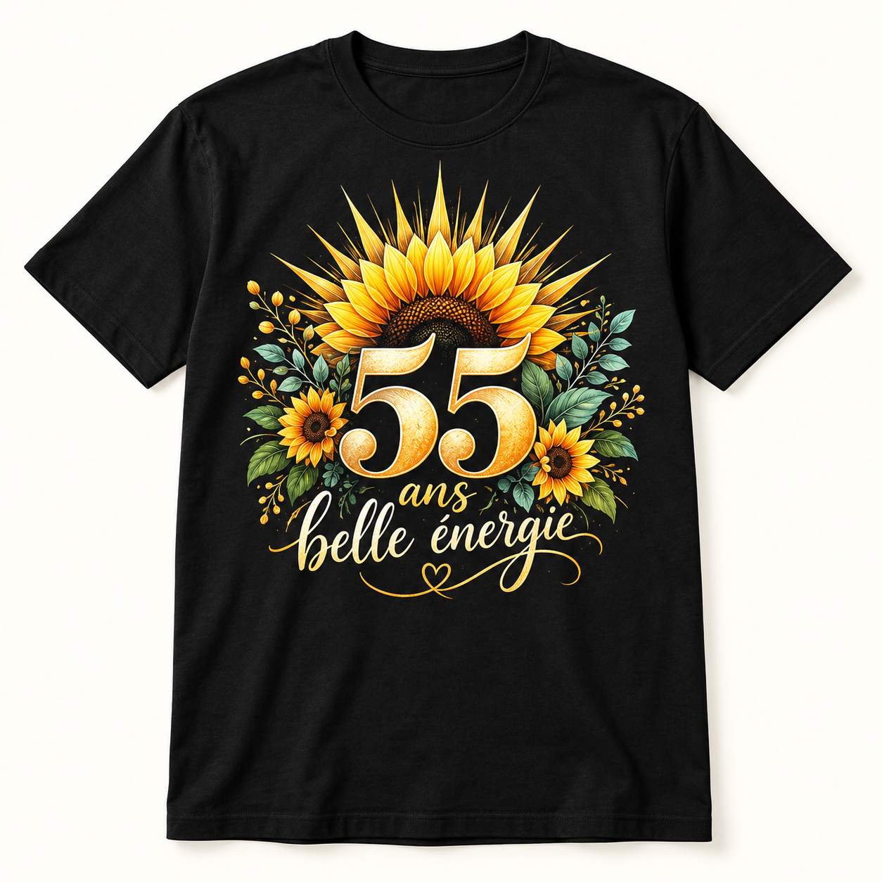 T-shirt 55 ans belle énergie