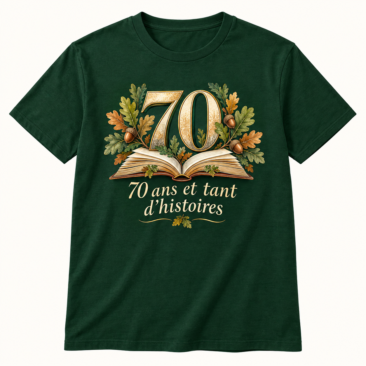 T-shirt 70 ans et tant d’histoires