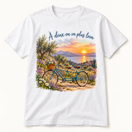 T-shirt À deux on va plus loin