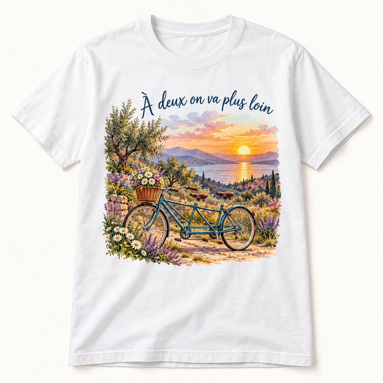 T-shirt À deux on va plus loin