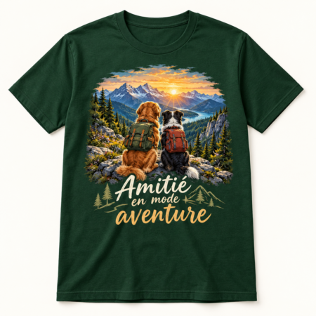 T-shirt Amitié en mode aventure