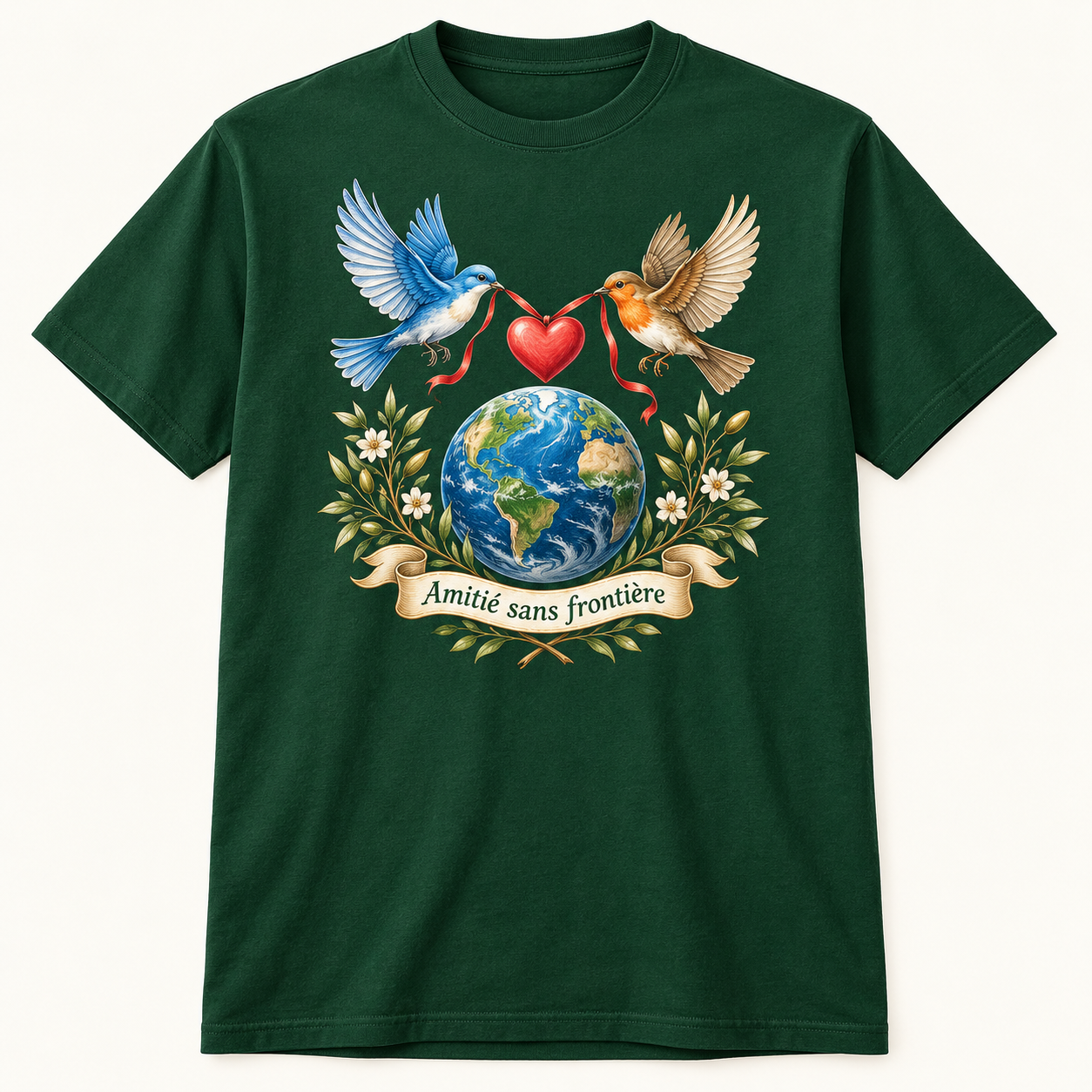 T-shirt Amitié sans frontière