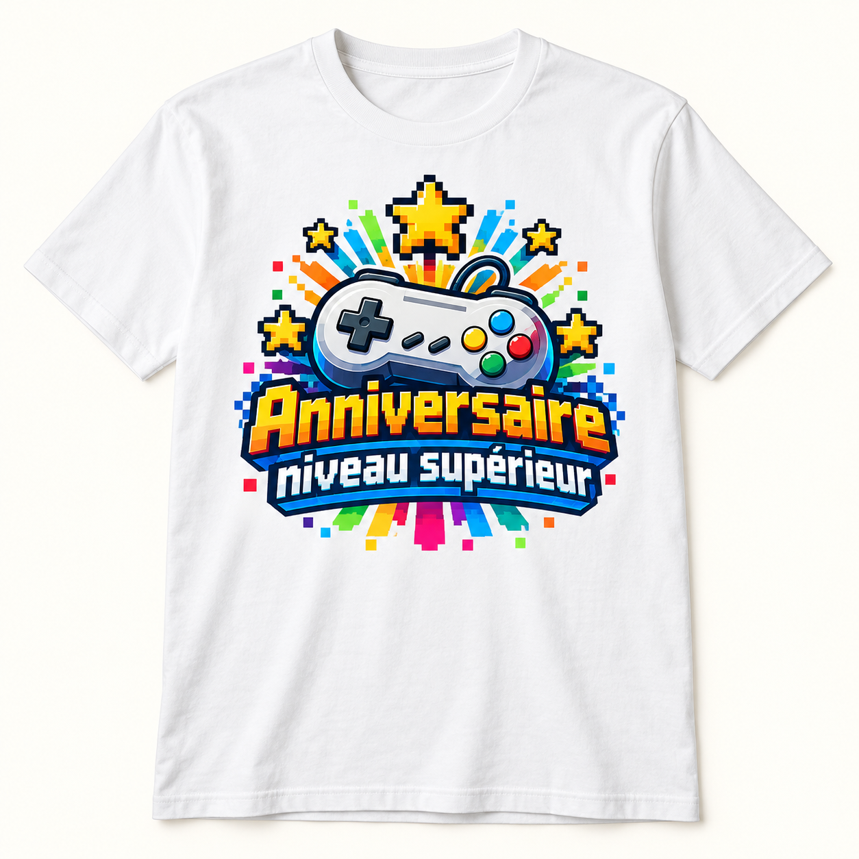 T-shirt Anniversaire niveau supérieur