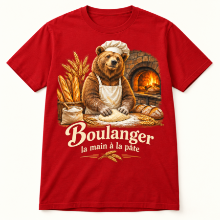 T-shirt Boulanger la main à la pâte