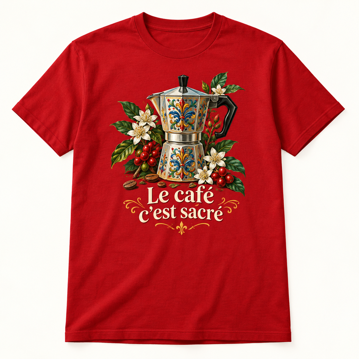 T-shirt Le café c’est sacré