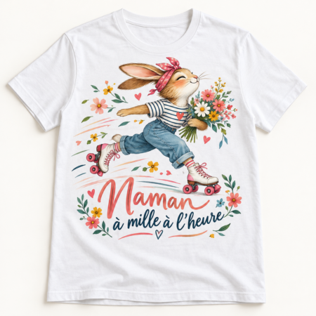 T-shirt Maman à mille à l’heure