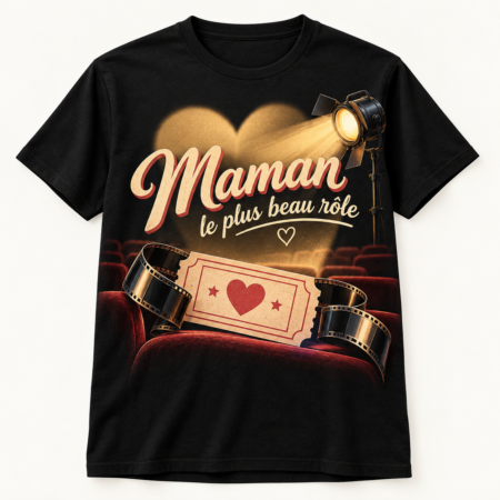 T-shirt Maman le plus beau rôle