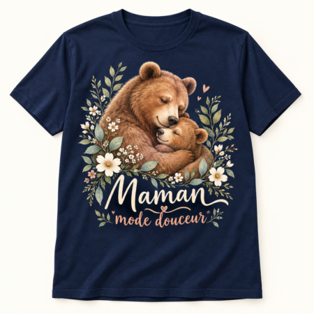 T-shirt Maman mode douceur
