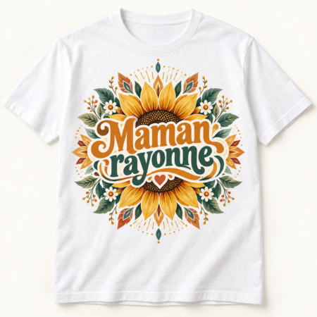 T-shirt Maman rayonne