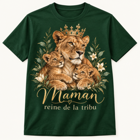 T-shirt Maman reine de la tribu