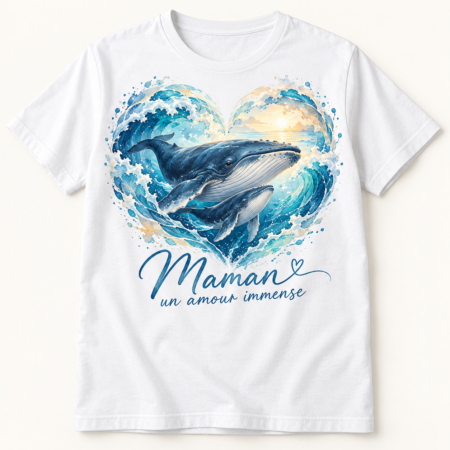 T-shirt Maman un amour immense