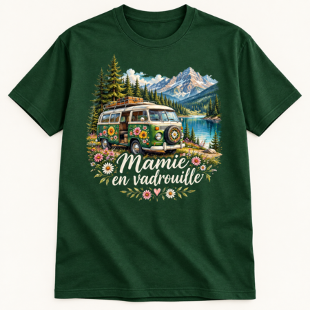 T-shirt Mamie en vadrouille