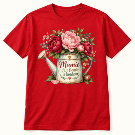 T-shirt Mamie fait fleurir le bonheur
