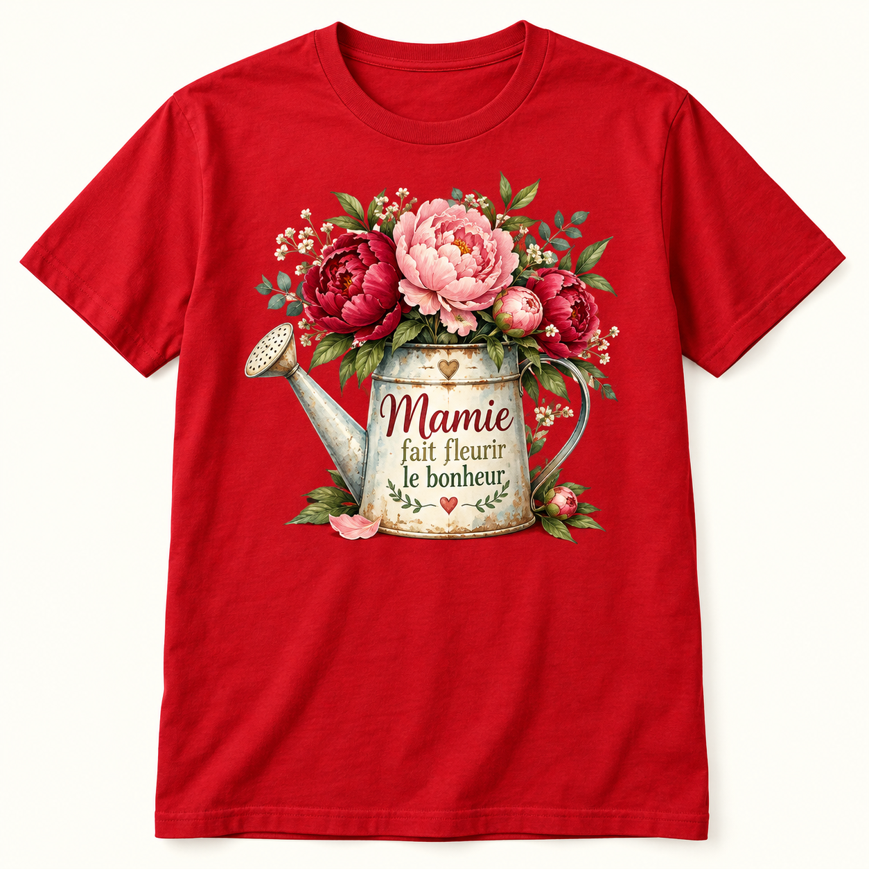 T-shirt Mamie fait fleurir le bonheur