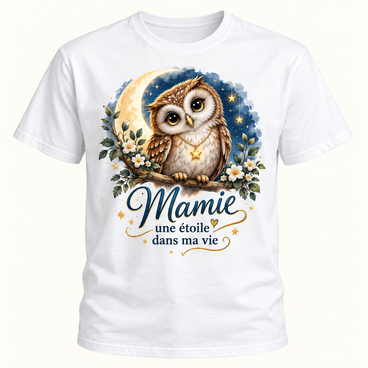T-shirt Mamie une étoile dans ma vie