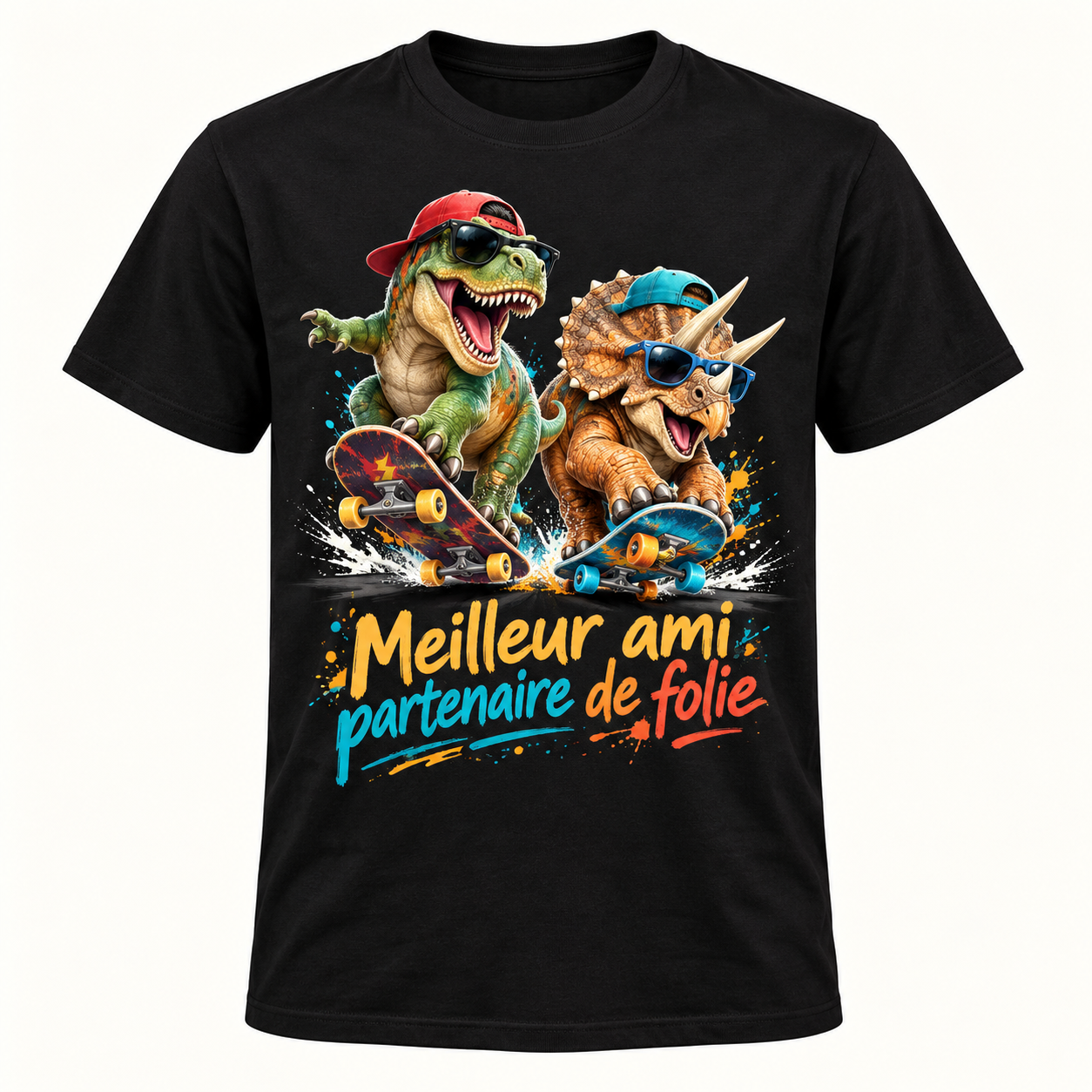T-shirt Meilleur ami partenaire de folie