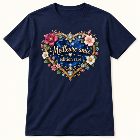 T-shirt Meilleure amie édition rare