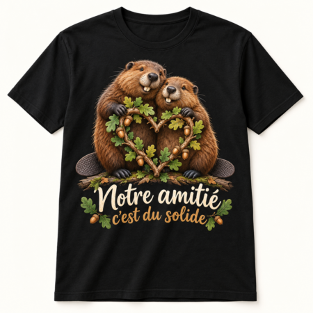 T-shirt Notre amitié c’est du solide