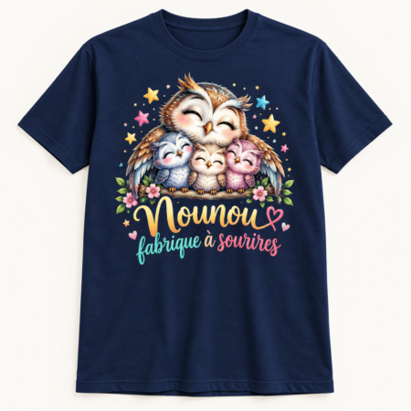 T-shirt Nounou fabrique à sourires