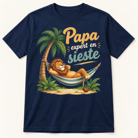 T-shirt Papa expert en sieste