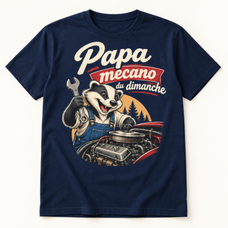 T-shirt Papa mécano du dimanche