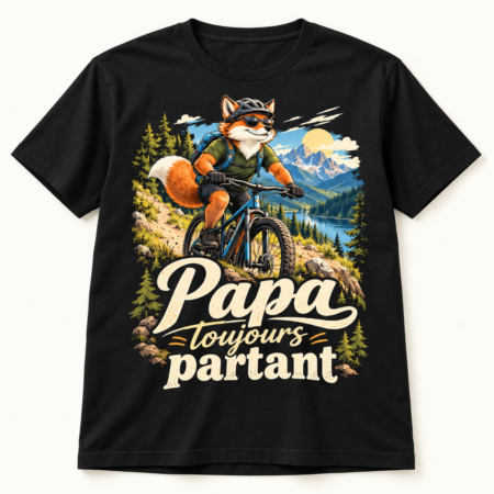 T-shirt Papa toujours partant