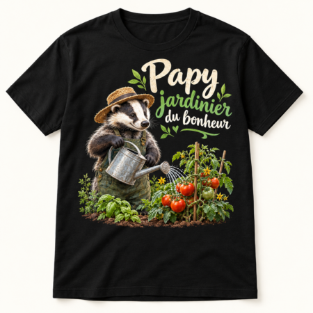 T-shirt Papy jardinier du bonheur