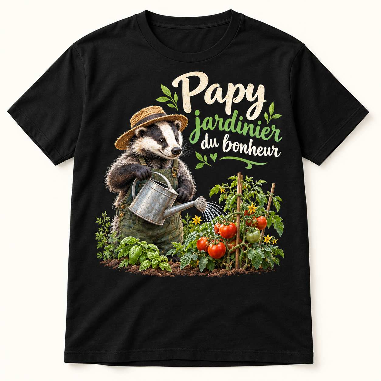 T-shirt Papy jardinier du bonheur