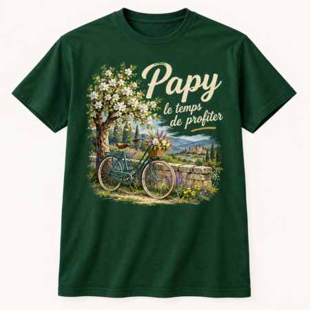 T-shirt Papy le temps de profiter