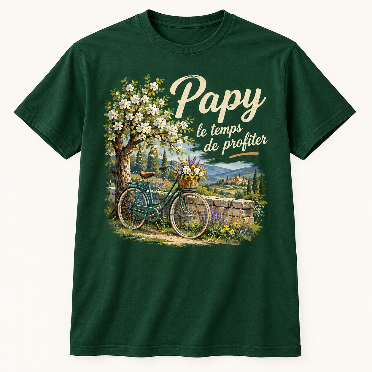 T-shirt Papy le temps de profiter