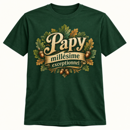 T-shirt Papy millésime exceptionnel