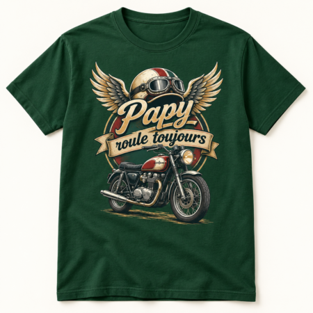 T-shirt Papy roule toujours