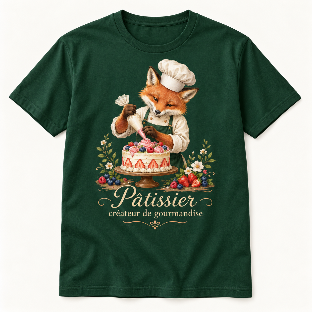 T-shirt Pâtissier créateur de gourmandise