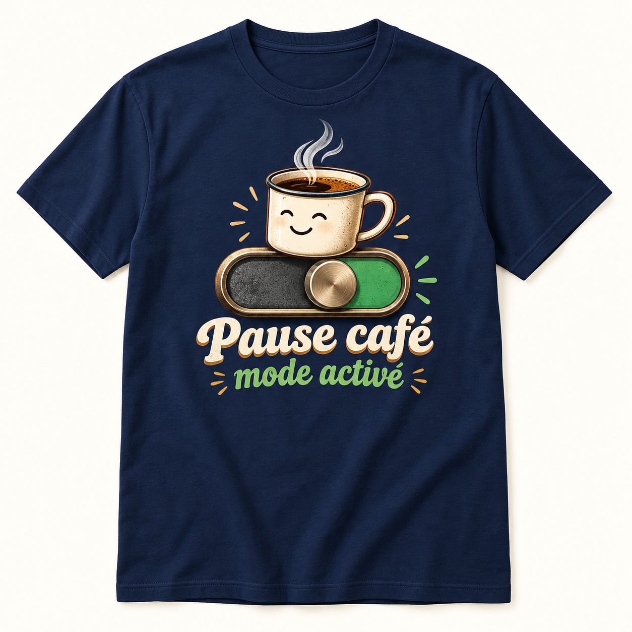 T-shirt Pause café mode activé