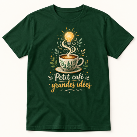 T-shirt Petit café grandes idées