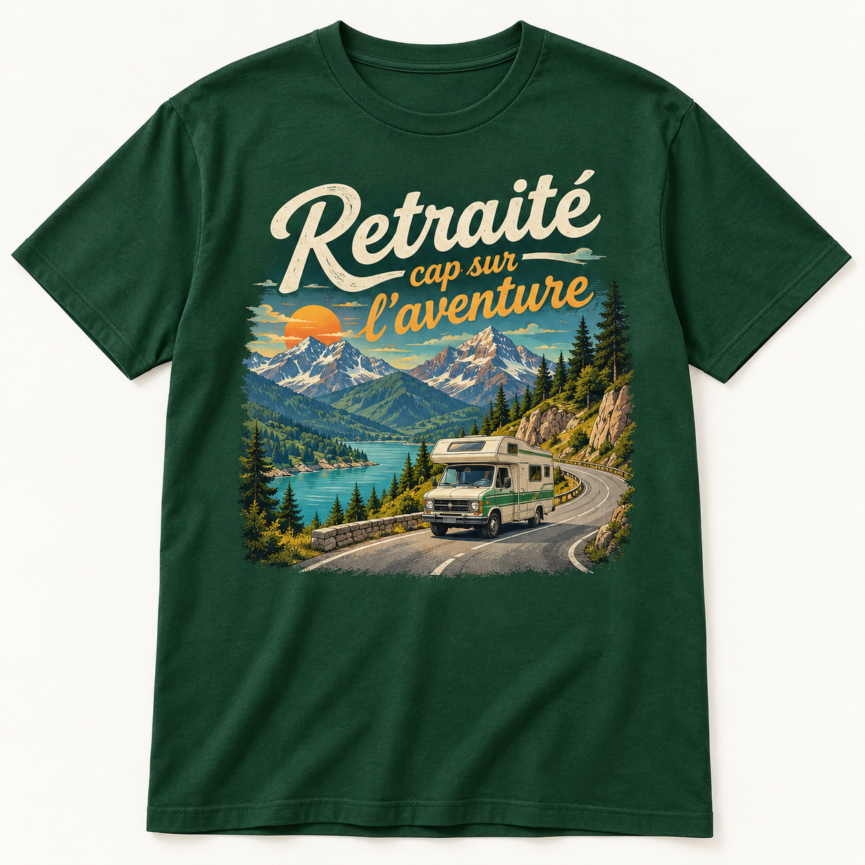 T-shirt Retraité cap sur l’aventure