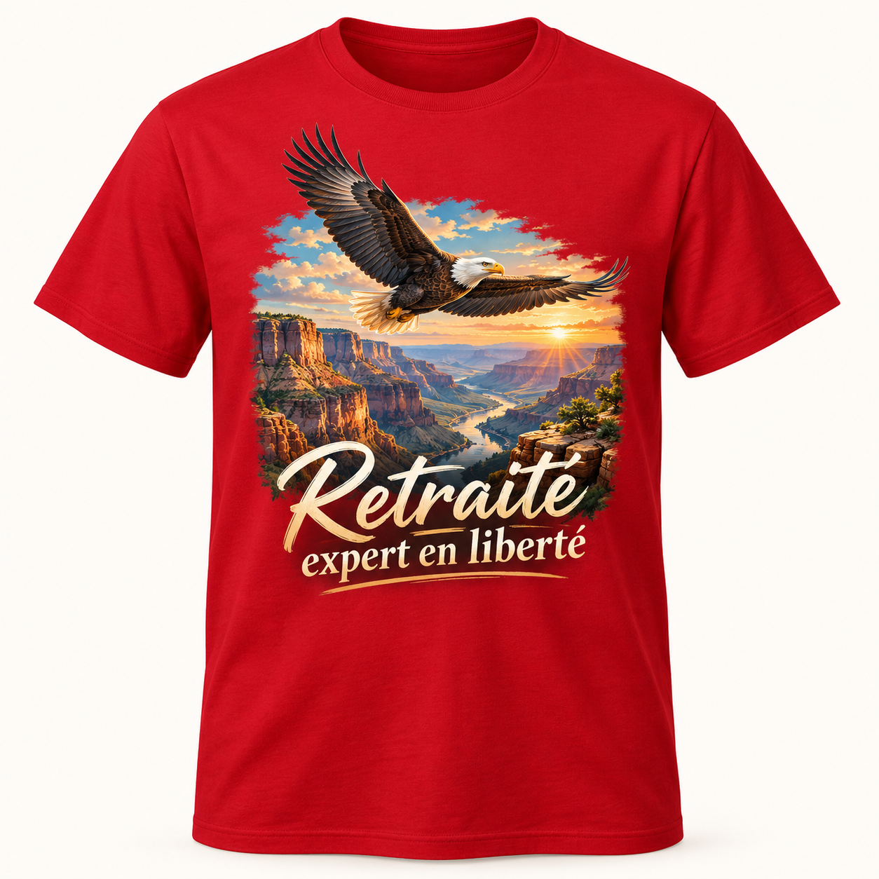 T-shirt Retraité expert en liberté